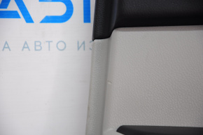 Door trim card rear right Toyota Highlander 14-16 under JBL with curtain gray scratches