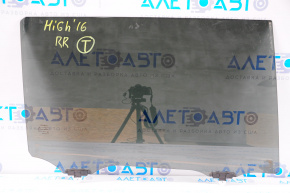 Toyota Highlander 14-19 rear right door glass tinted