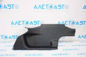 Door sill trim rear left Toyota Highlander 14-19 black, dented, worn