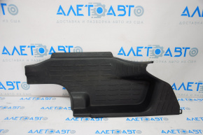 Door sill trim rear right Toyota Highlander 14-19 black, scratches