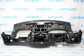 Torpedo front panel without AIRBAG Chrysler 200 15-17 black, scratch