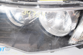 Mitsubishi Outlander 2007-2009 left front headlight, broken, ready for polishing