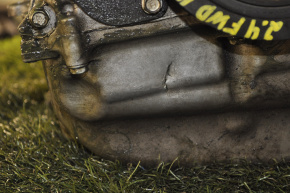 Acura TLX 15-19 K24W7 2.4 100k engine, oil pan punctured, dipstick broken