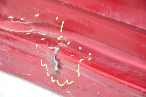 Rear bumper bare Chevrolet Volt 11-15 for parking sensors, tears, broken fasteners