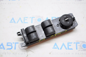 Front left window lift control Ford C-max MK2 13-18 black with chrome, 4 auto