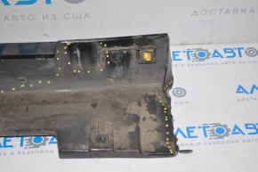 Left threshold Hyundai Sonata 15-17 SE black broken fastening torn