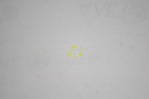 Trunk lid Infiniti Q50 14-17 silver K23, torn near the fastenings of the molding of the butt
