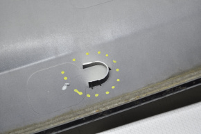 Trunk lid trim Kia Optima 11-13 pre-rest, broken fastener