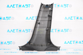 Lower left center pillar trim for Nissan Altima 13-18 black