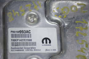 Block ECU engine computer Chrysler 200 15-17 2.4 dent
