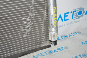 Air conditioning radiator condenser Ford Mustang mk6 15-23 2.3T honeycombs are dented, fasteners are bent