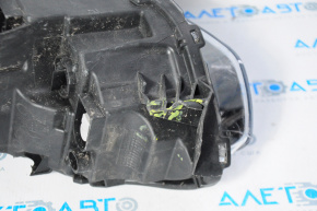 Headlight front right bare Ford Transit Connect MK2 13-25 broken fastener, chips and scratches, no plug