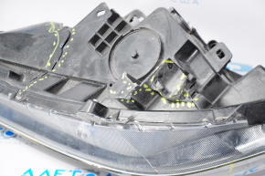 Headlight front right bare Honda Accord 13-15 halogen, broken housing and reflector, scratches on glass, on spare parts