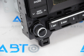 Radio tape recorder Hyundai Sonata 15-17 small display useful chrome