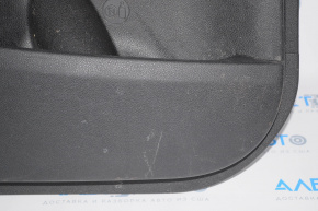 Door trim card rear left Kia Sorento 16-18 black, leather, scratches, broken fastener