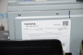Radio, Tape recorder, Climate control, Panel assembly Lexus RX350 RX450h 10-15 type 3, peeling chrome