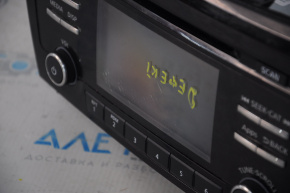 Radio tape recorder Nissan Rogue 14-16 S SV glass defect, broken mount