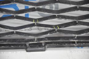 Lower grille front bumper Nissan Rogue 14-16 grille tears, cracks