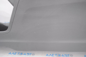 Console center armrest and cup holders Toyota Prius V 12-14 dark gray, worn