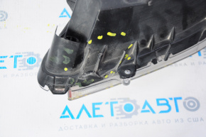 Left front headlight for Toyota Sienna 11-20 halogen, broken housing, missing fasteners, scratches