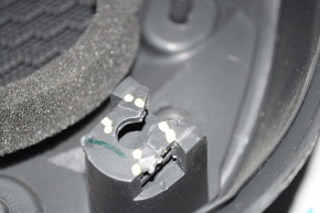 Door trim card rear right VW Passat b7 12-15 USA black with gray insert scratches defect fastener
