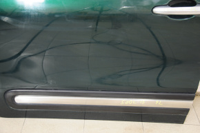 Door trim lower front left Fiat 500L 14-16 with chrome, black