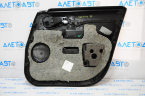 Door trim card front left Fiat 500L 14-16 black with brown insert, beats