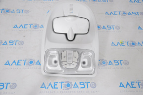 Front light with mirror Fiat 500L 14-17 without sunroof gray