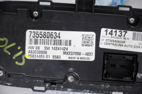 Climate control Fiat 500L 14- dual zone, auto