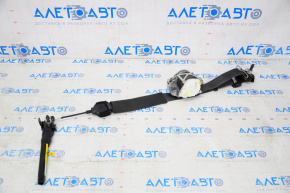 Driver's seat belt Fiat 500L 14-15 black, with tensioner
