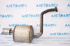 Muffler rear part with barrel left Nissan Maxima A36 16-19 3.5