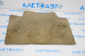Carpet interior rear left Nissan Rogue 14-17 cloth, beige, for dry cleaning