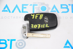 Key Hyundai Sonata 11-15 smart 4 buttons, chrome erased