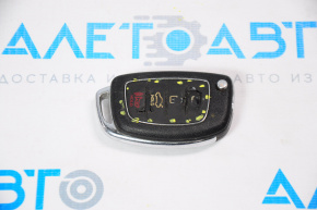 Key Hyundai Sonata 15-17 4 buttons, buttons defect