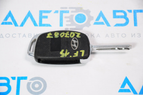 Key Hyundai Sonata 15-17 4 buttons, buttons defect