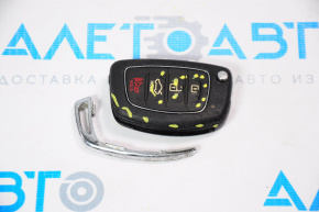 Hyundai Sonata 15-17 4-button key, defective housing