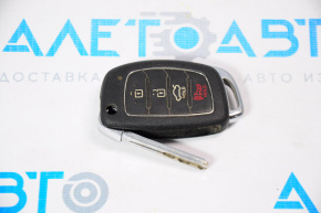 Key Hyundai Sonata 15-17 4 buttons, broken opening mechanism