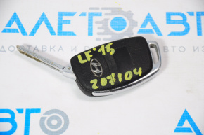 Key Hyundai Sonata 15-17 4 buttons, broken opening mechanism