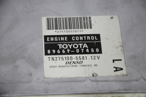 Block ECU engine computer Toyota Avalon 05-06 3.5