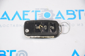 Key VW Passat b7 12-15 USA 4 buttons, folding, no button fragment, no emblem