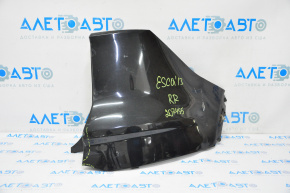 Rear bumper bare right Ford Escape MK3 13-16 prerest, black, scratches, dented