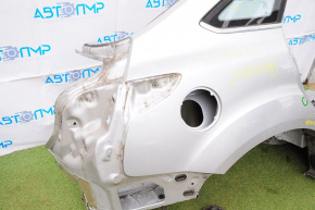 Quarter wing rear right Ford Focus mk3 11-18 4d silver, painted, poked