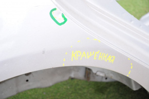 Quarter wing rear right Ford Focus mk3 11-18 4d silver, painted, poked