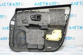 Door trim panel, front left, Toyota Prius V 12-14, dark gray cloth