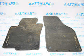 Set of floor mats for VW Tiguan 09-18 rubber black