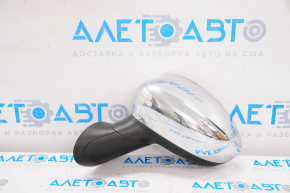 Left side mirror complete Fiat 500 12-19 5 pins, chrome