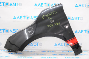 Front left wing Fiat 500 12-19 black PXR