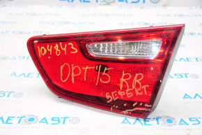 Right inner trunk lid light for Kia Optima 14-16 (restored corner chip)