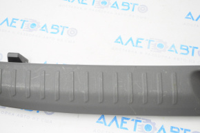Toyota Prius V 12-14 trunk opening trim gray, scuffs