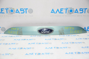 Upper trunk door molding with emblem Ford Escape MK3 13-16 pre-rest without camera emblem defect